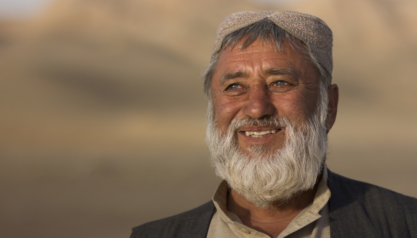 Afghanistan - Portrait of a happy Afghan