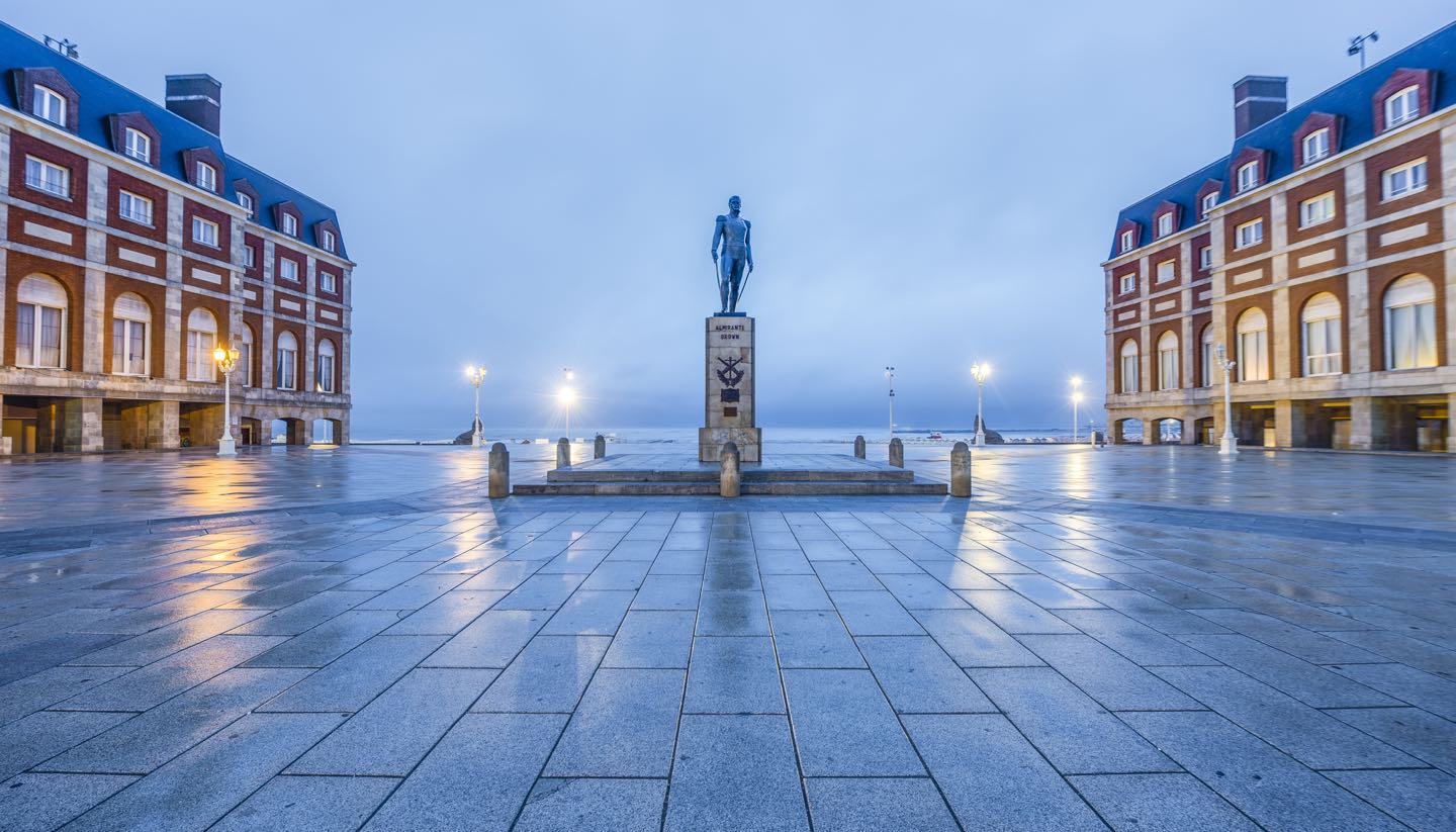 Buenos Aires - Almirante Brown Square in Mar del Plata, Argentina