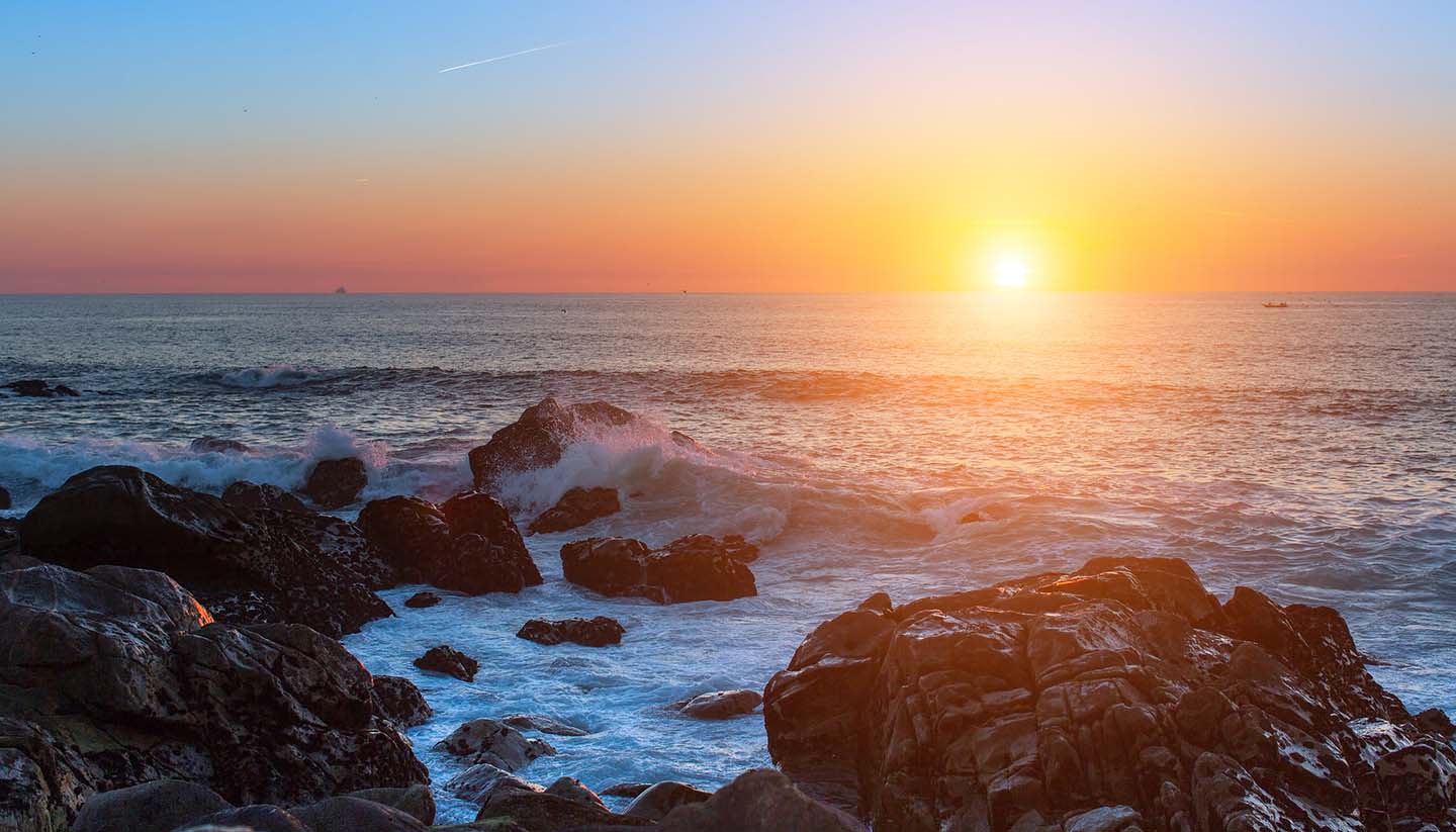 Newfoundland & Labrador - Sunset on the rocky Atlantic coast.