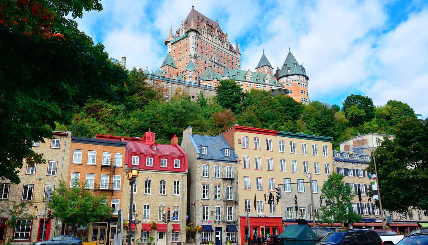 Quebec - Chateau Frontenac in the day