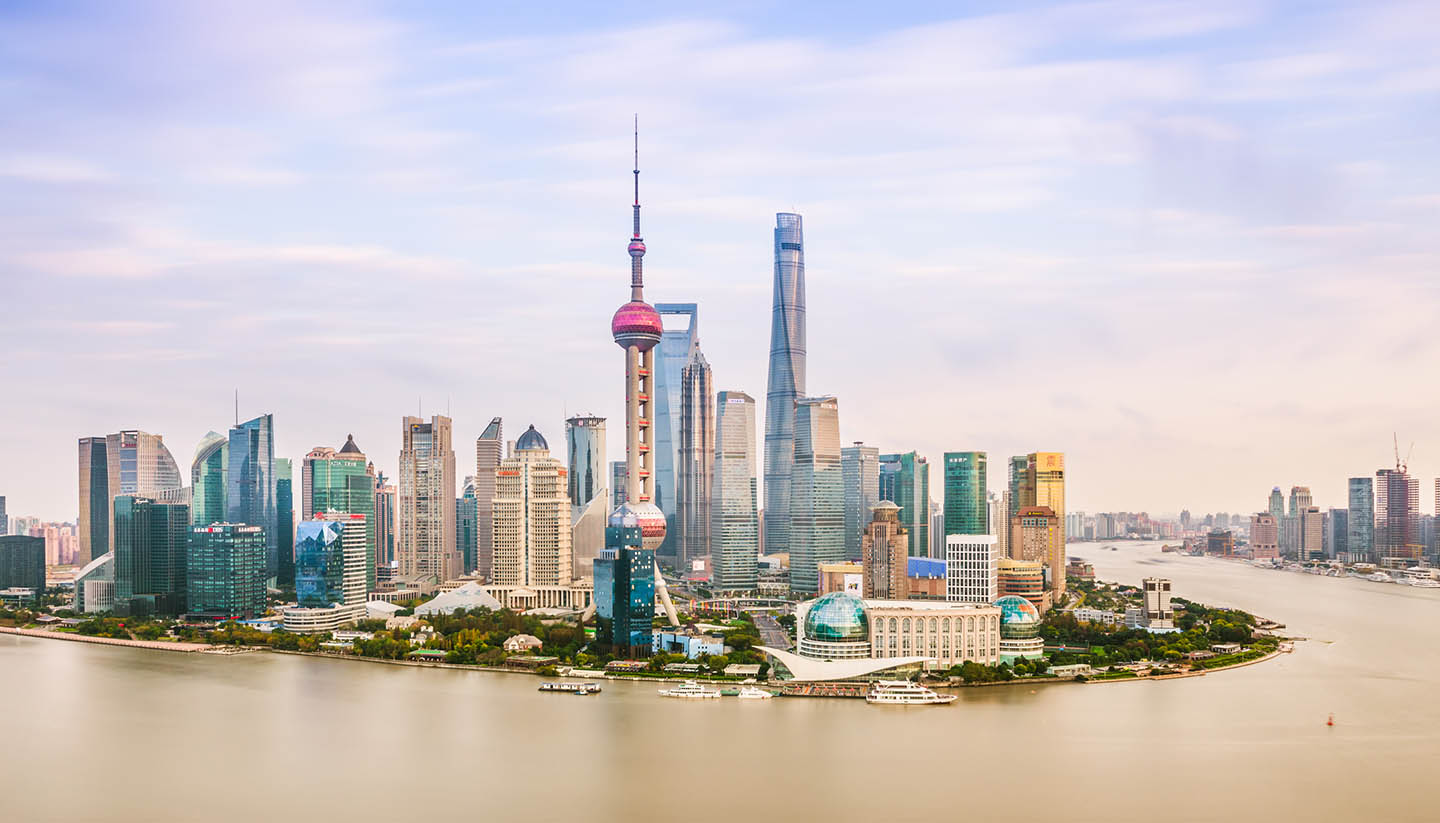 Shanghai - Lujiazui and Shanghai skyline