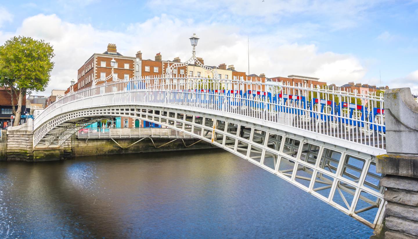 Dublin - Ha penny Bridge in Dublin