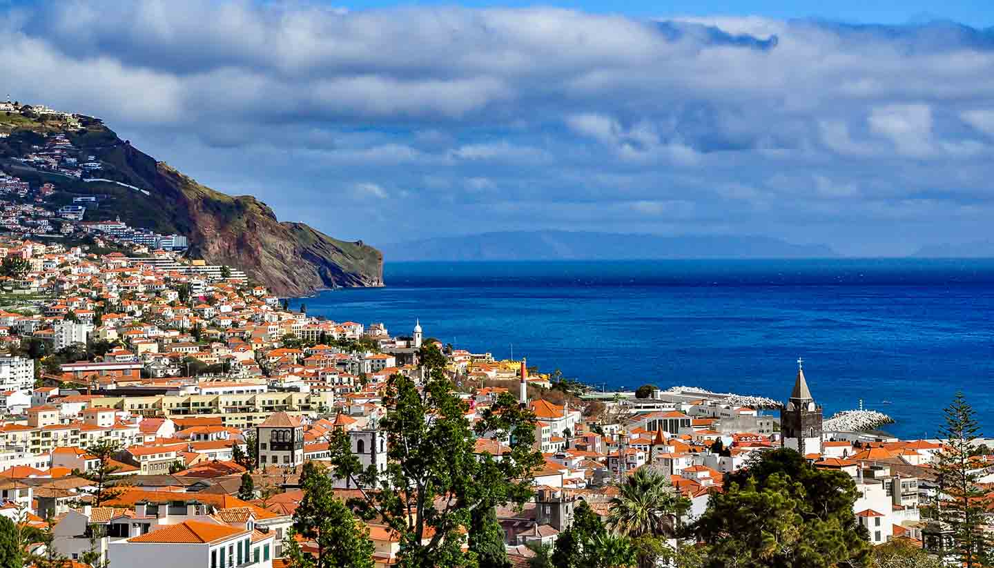 Madeira - Panoramic view of Funchal, Madeira, Portugal