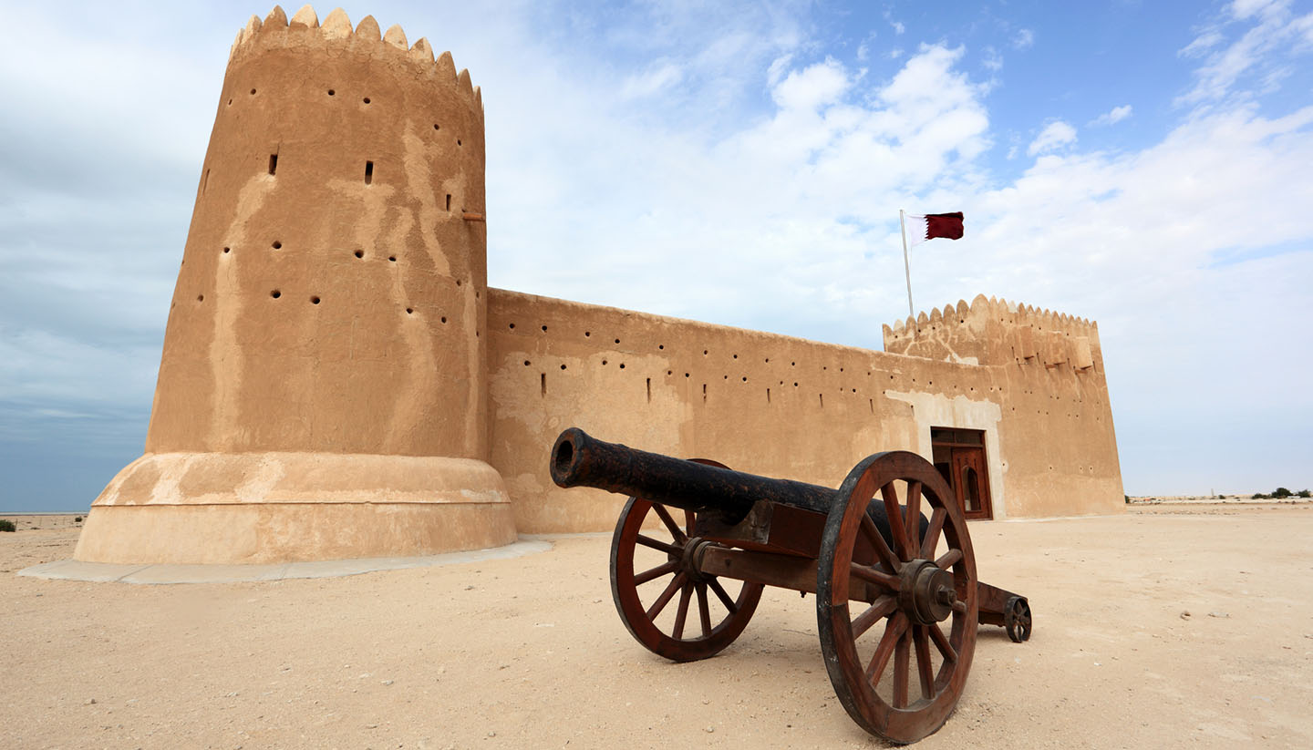 Katar - Al Zubarah fort in Qatar