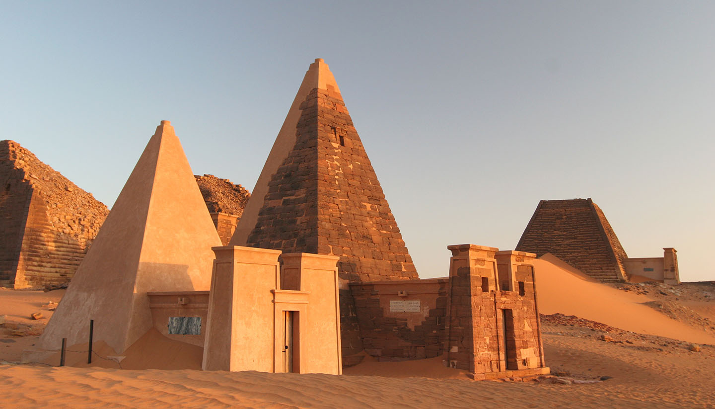 Sudan - Famous Meroe pyramids