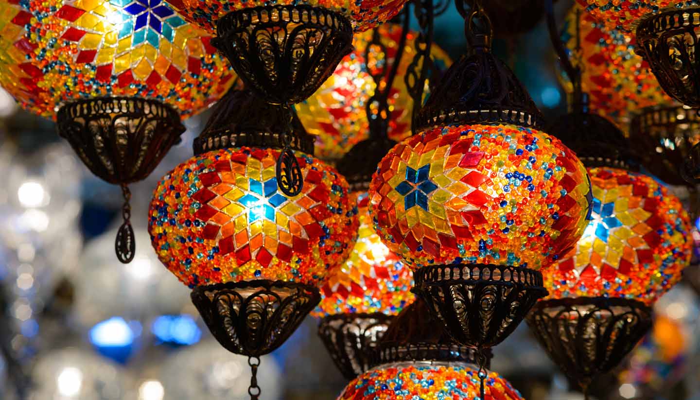 Türkei - Traditional turkish mosaic lanterns