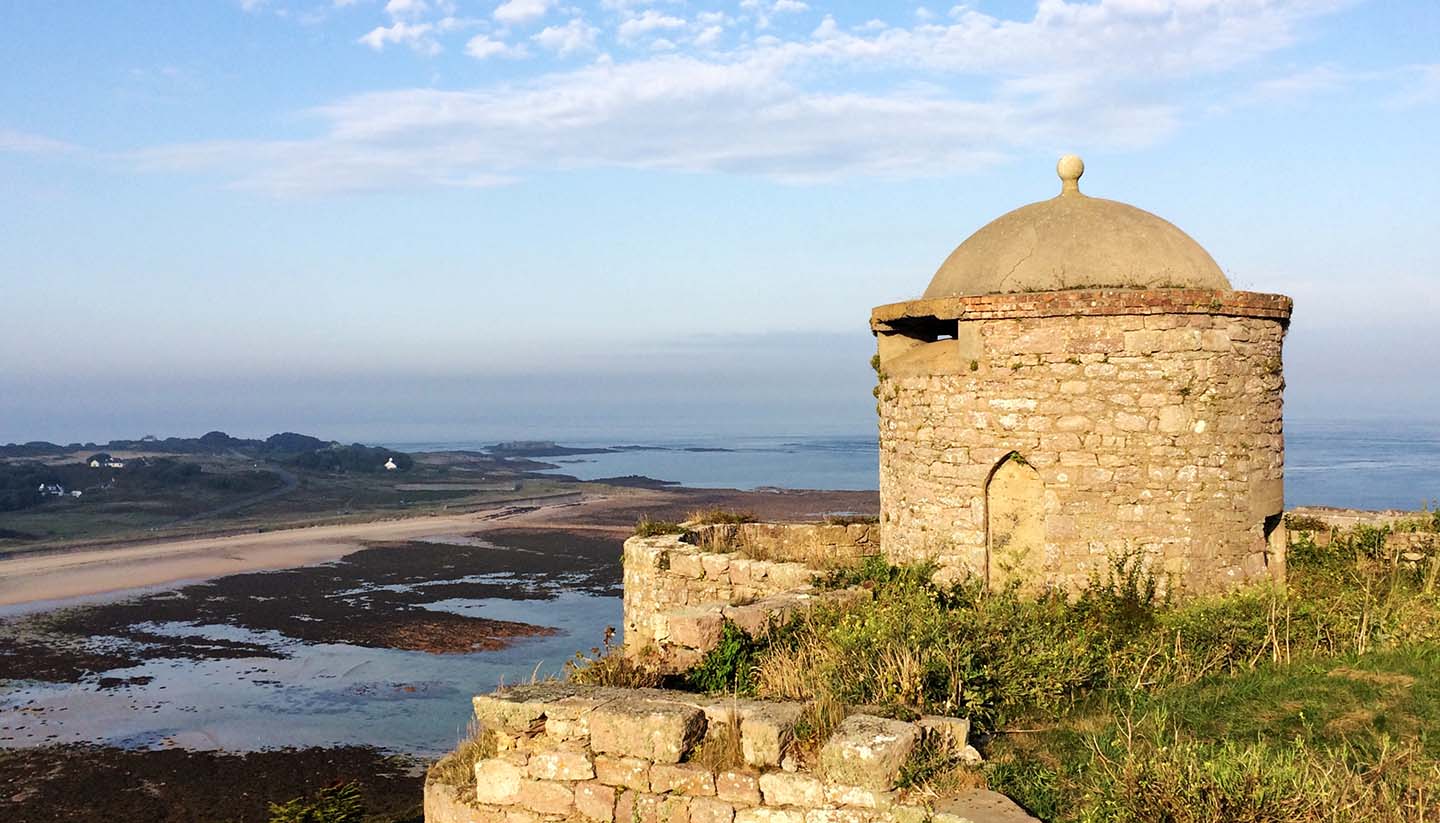 Alderney - Pepper Pot and Essex Castle, Alderney