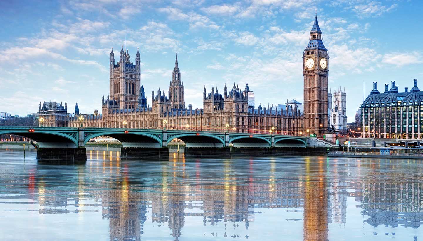 London - London - Big ben and houses of parliament, UK