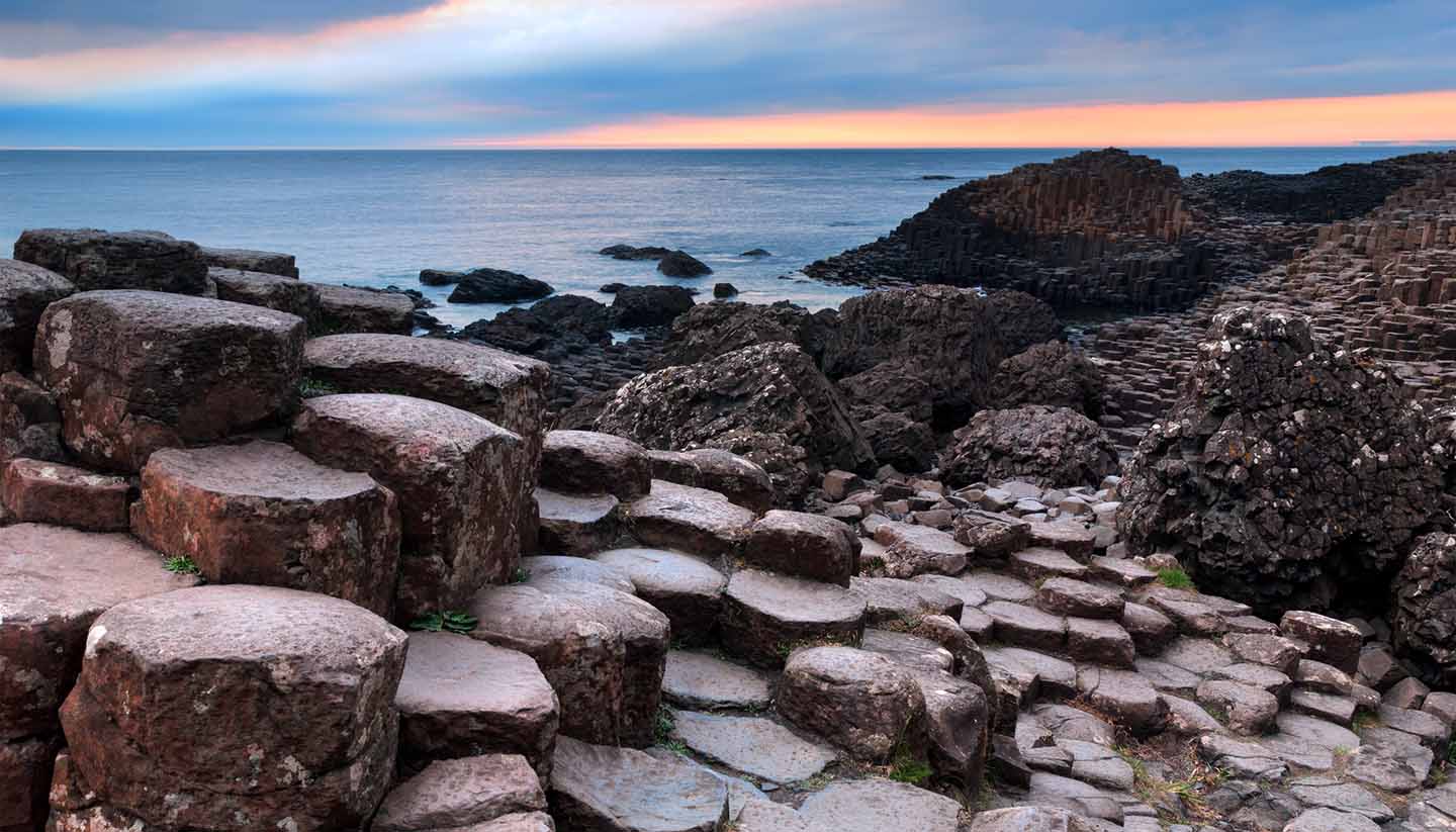 Nordirland - Giants Causeway Scenic View