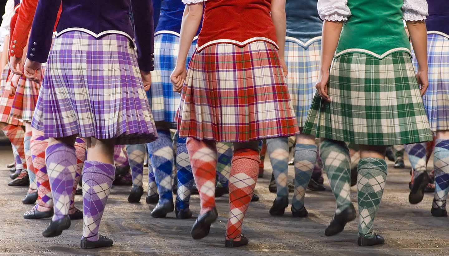 Schottland - Highland dancers at 2006 Edinburgh Millitary Tattoo