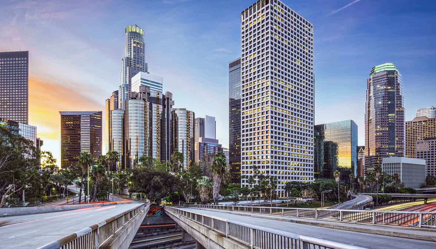 Los Angeles - Cityscape of downtown Los Angeles