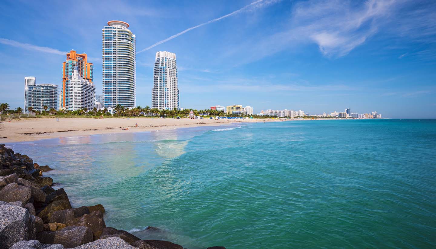 Miami - Miami Beach Skyline