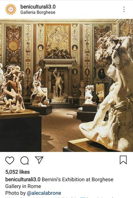 Berninis Ausstellung in der Galerie Borghese