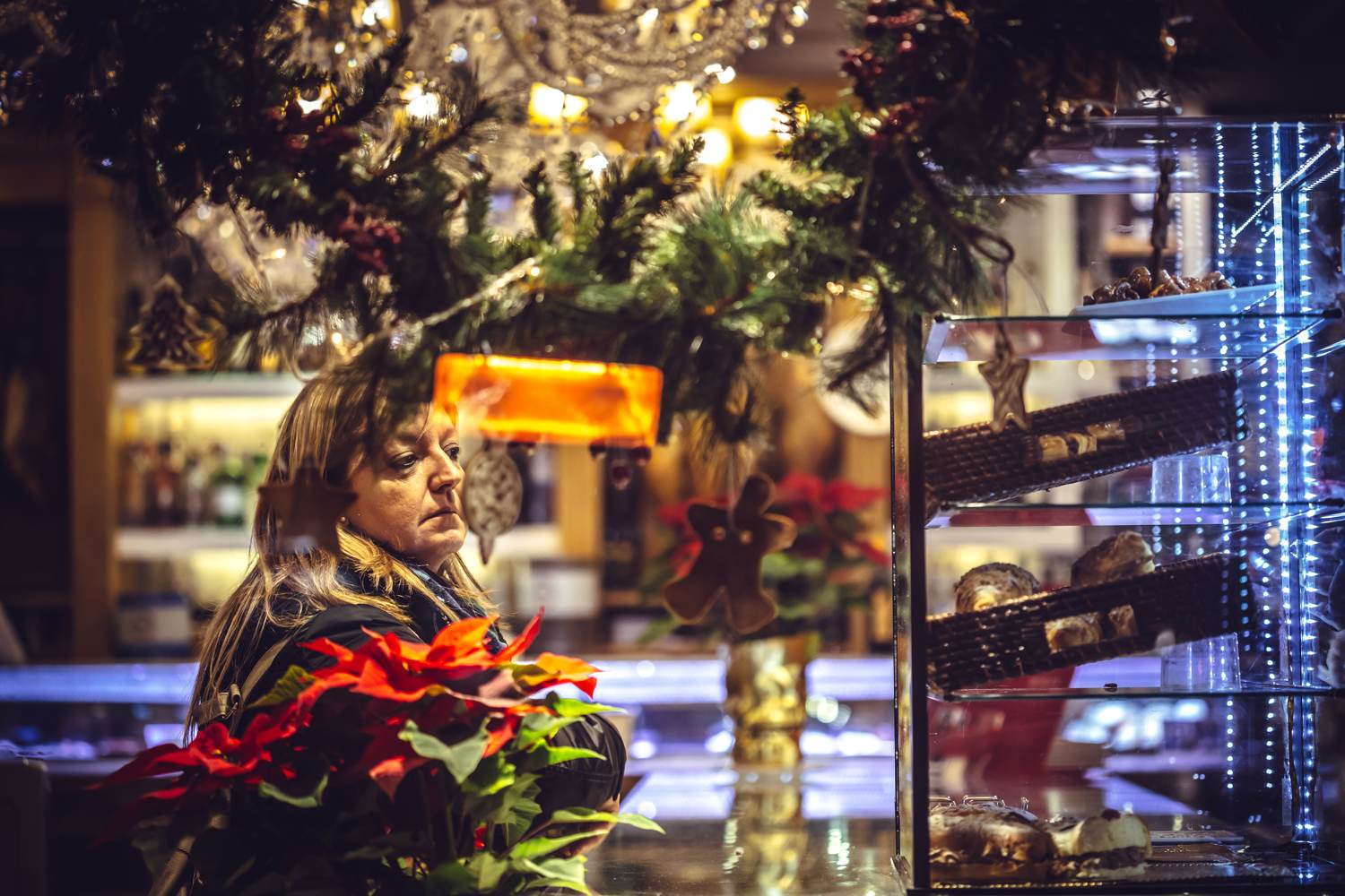 Ein Weihnachtsmarkt in Sevilla