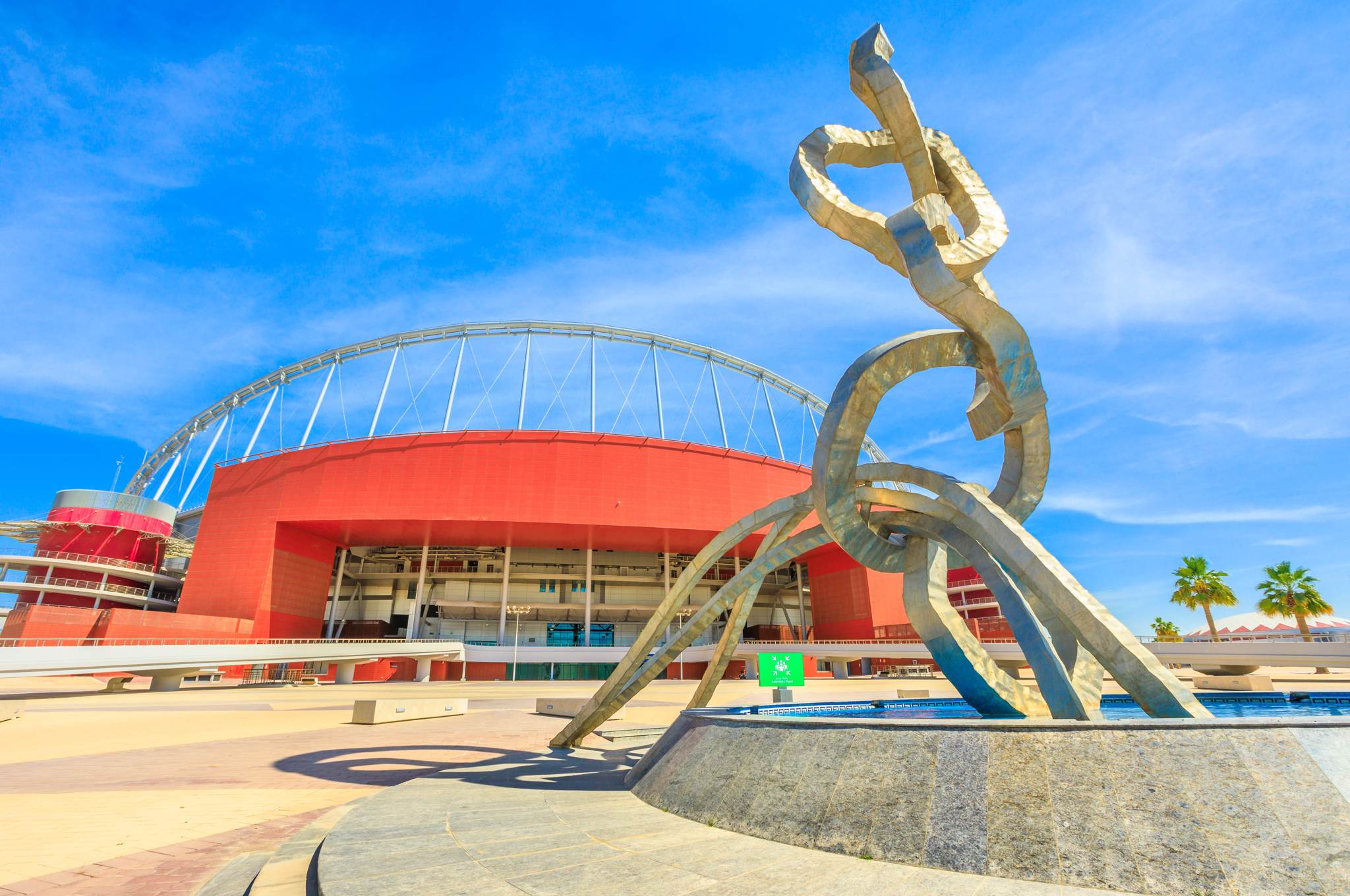 Die Top 5 ehemaliger olympischer Stätten - Olympic Ring Monument, Doha, Katar