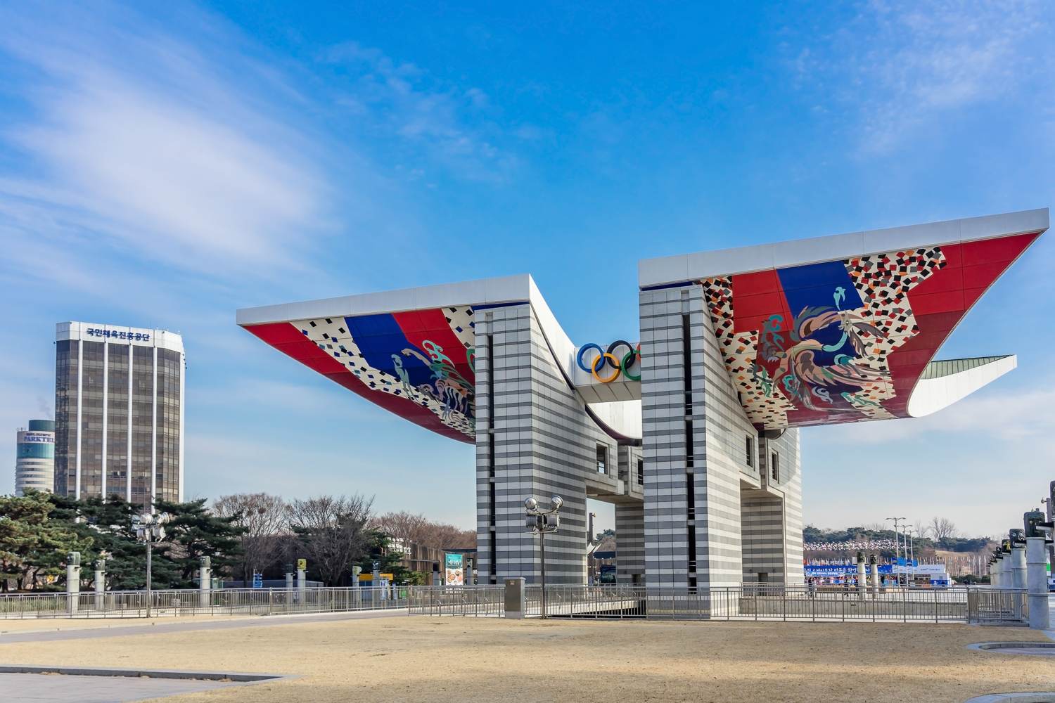 World Peace Gate im Olympiapark von Seoul