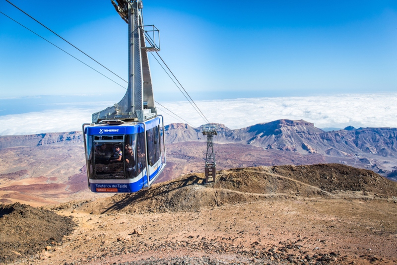 Teleférico del Teide bringt Sie auf den Teide, den höchsten Gipfel Spaniens